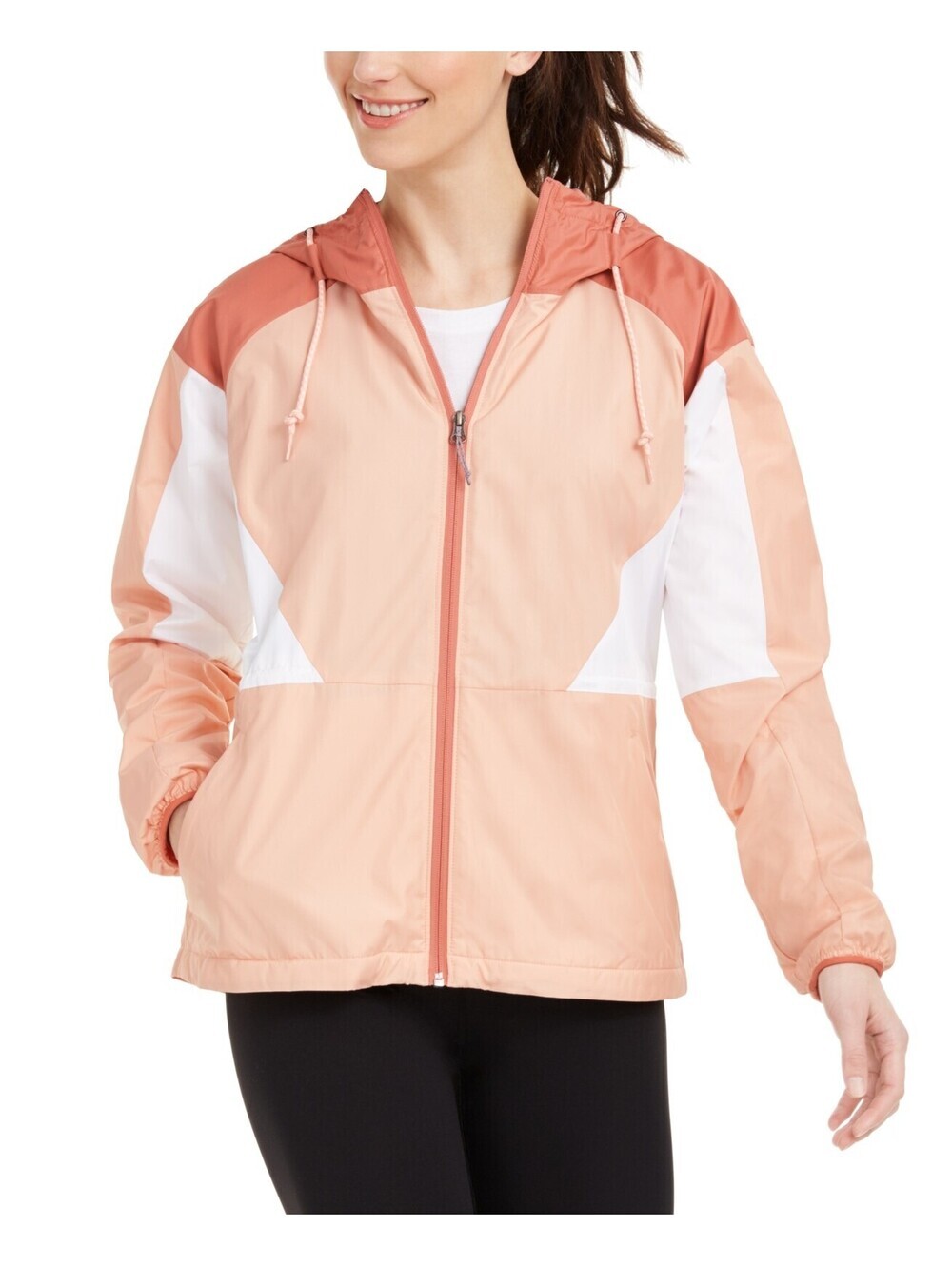 Columbia Womens Side Hill Colorblocked Hooded Jacket Size XL